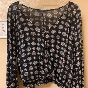 American Eagle Bell Sleeve Top